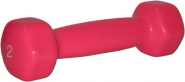 Гантели для аэробики в виниловой оболочке пара Foreman 0,90 кг FM/IVD-2 розовый